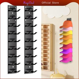 MagiDeal ที่จัดระเบียบหมวก 2 ชิ้นสําหรับที่ใส่หมวกเบสบอลไม้แ…