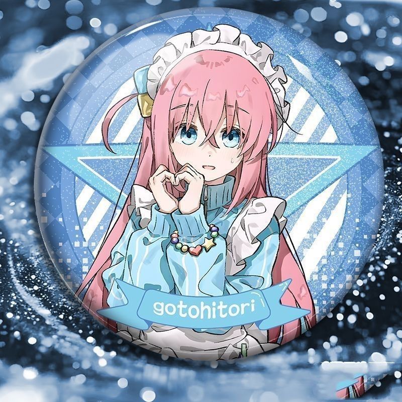 [คลังสินค้าพร้อม] อะนิเมะเล่นเพลงสูท Lonely Rock สินค้า Ichiri Goto Kita Yudai Tinplate Rainbow Lase