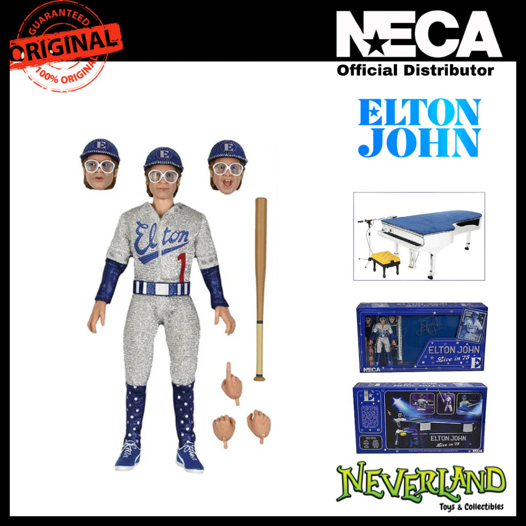 (🔵PRE-ORDER)NECA Elton John - 8 Clothed Action Figure - Elton John (Live 1975)