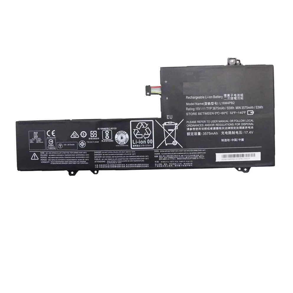 L16M4PB2 แบตเตอรี่แล็ปท็อปสําหรับ Lenovo IdeaPad 720s-14IKB V720-14-ISE 720s L16C4PB2