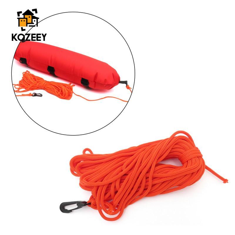 [KOZEEY] ทุ่นลอยน้ำสำหรับดำน้ำพร้อมเชือกสีส้มและอุปกรณ์ความปลอดภัยพกพา