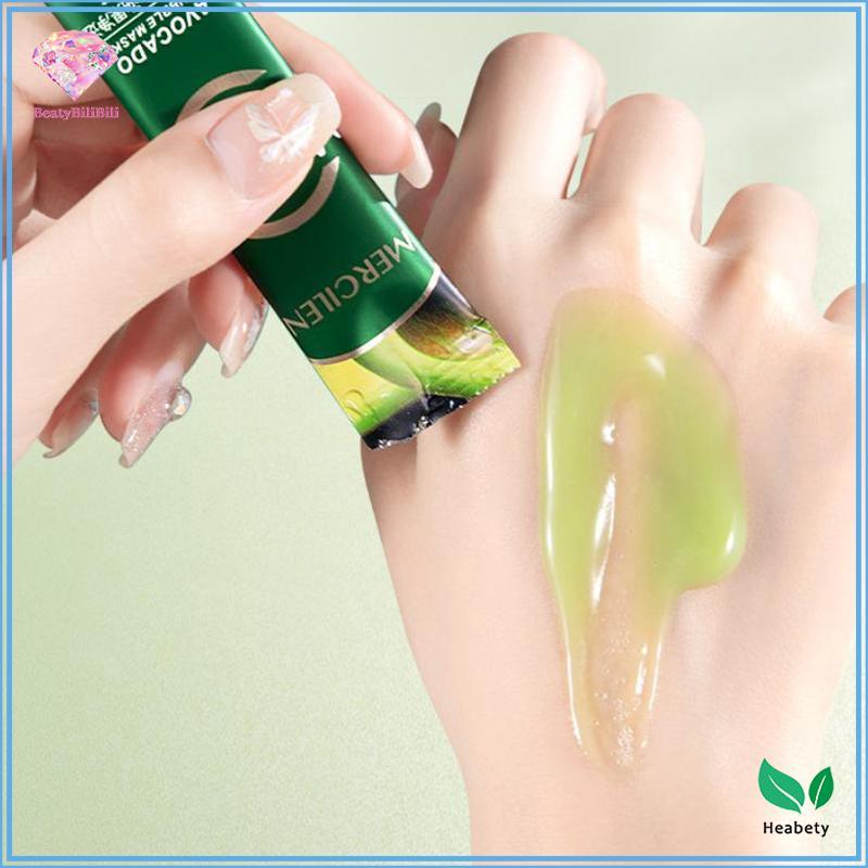 Heabety MERCILENpound Acid Avocado Clearing Bubble Mask Refreshing Oil Controling Moisturizing และบํ