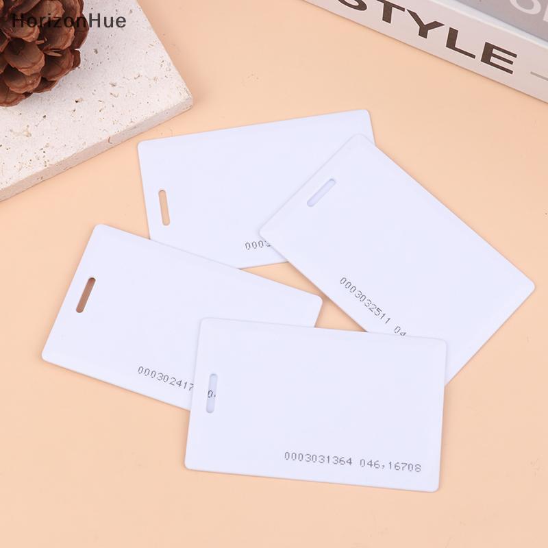 ✦Hh✦ 10ชิ้น ID พร้อมรหัสคีย์การ์ดแบบเขียนซ้ำได้ TK ชิปความถี่4100บัตร RFID th