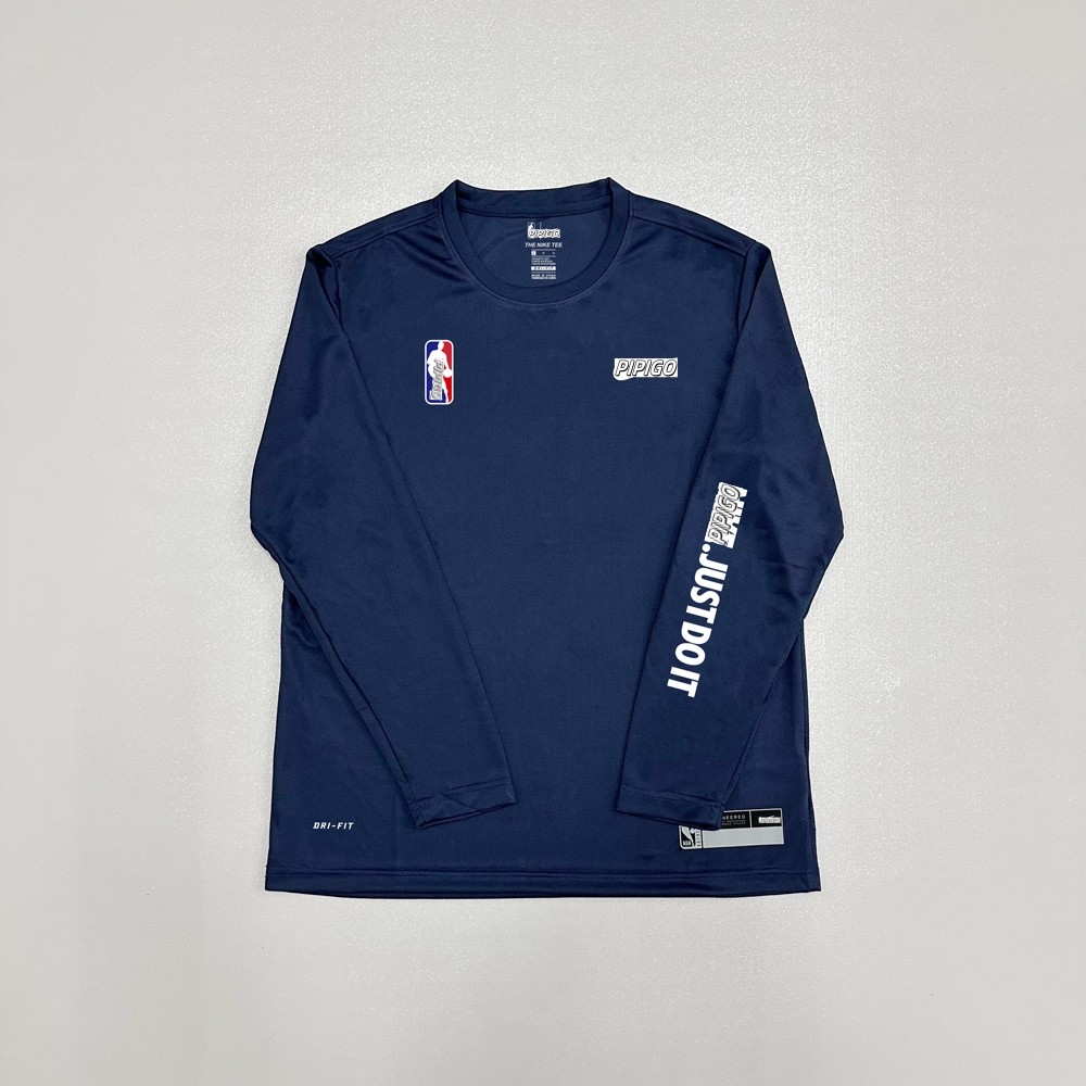 JUST DO IT Basketball Long-Sleeved Training Suit American Casual Warm-Up Sports Shooting Quick-Drying T-Shirt