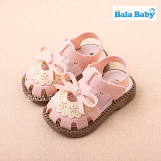 รองเท้าหัดเดินเด็กผู้หญิง รองเท้าแตะเด็กลายโบว์สุดคิ้วท์ รุ่น Sweet Bow Sandals DDX06