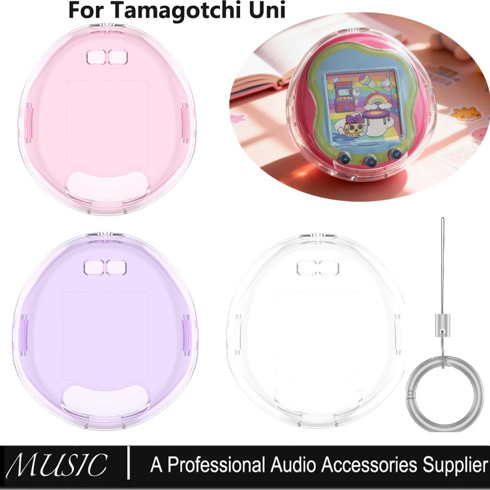 เคสป้องกันสําหรับ Tamagotchi Uni ฝาครอบป้องกันซิลิโคนใสวาง - อุปกรณ์เสริมเกมที่ทนทาน