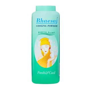 (แพ็ค 6 ขวด) แป้งเย็น เภสัช Bhaesaj ขนาด 100 กรัม