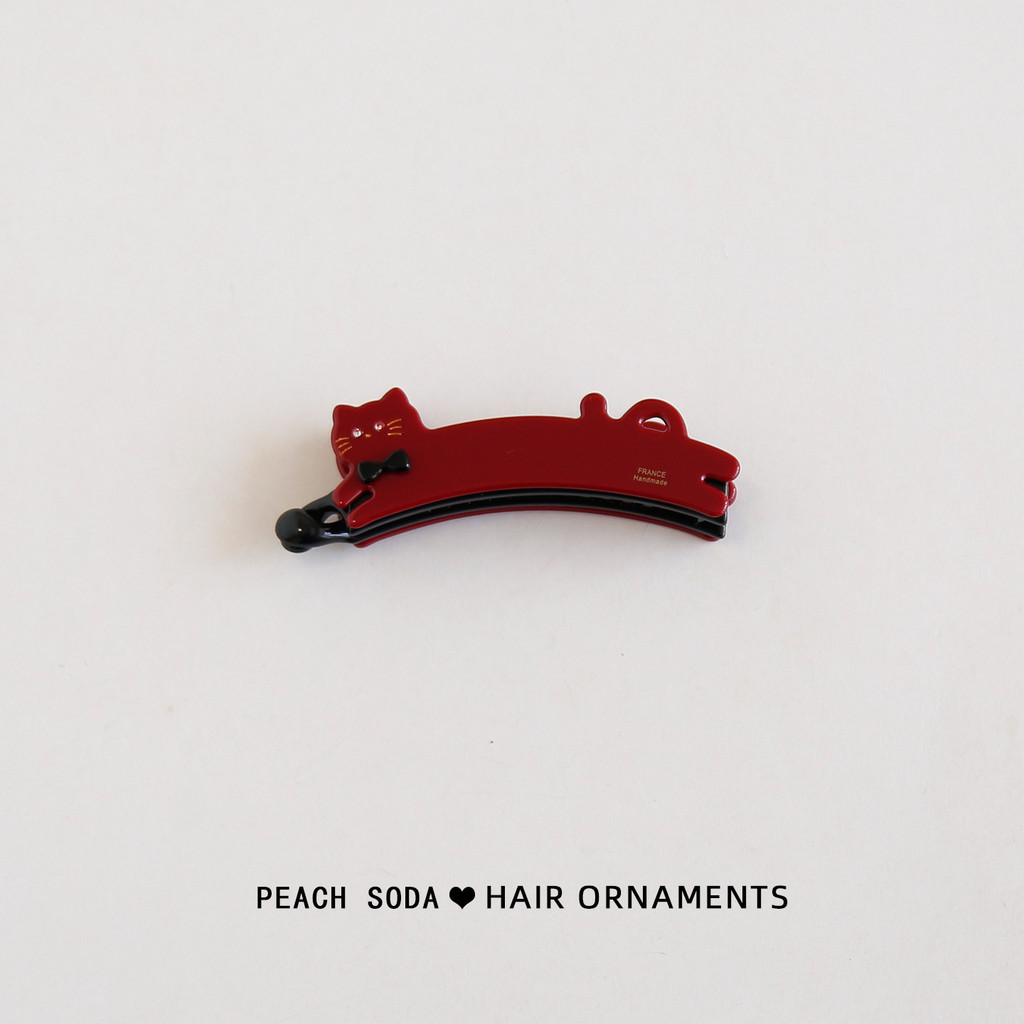 CHUANYE คลิปกล้วยแมวที่ดีงามฝรั่งเศสเครื่องประดับผมหางม้าสูงเรียบง่าย