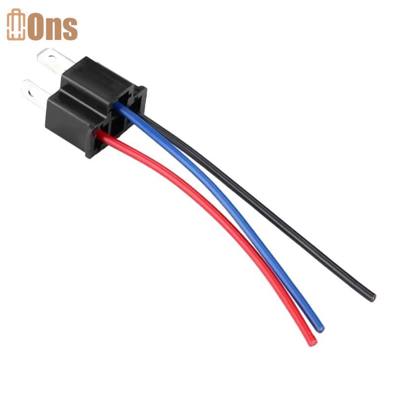 Ons 9003 H4 หลอดไฟ Soet ชายอะแดปเตอร์ Connector ไฟหน้ารถหมอกโคมไฟชายอะแดปเตอร์ Soet สายไฟไฟหน้า Conn