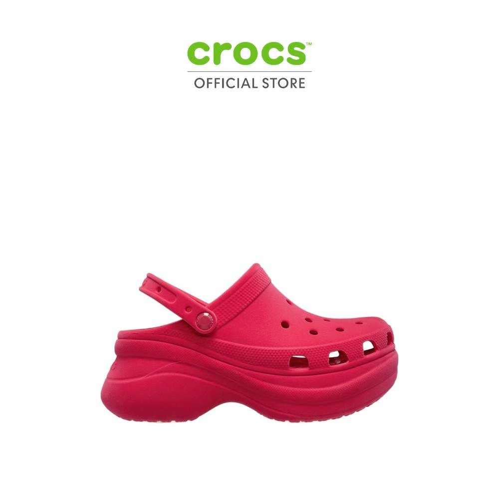 CROCS รองเท้าลำลองผู้หญิง BAE VELVET CLOG รุ่น 211919-7AQ - DIGITAL RASPBERRY