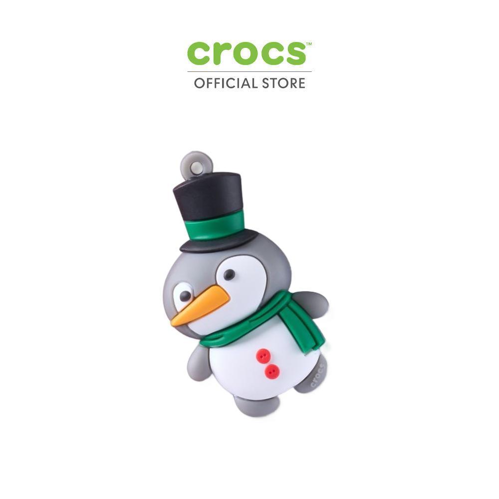 CROCS ตัวติดรองเท้า JIBBITZ™ HOLIDAY PENGUIN ORNAMENT รุ่น 10016540  - MULTICOLOR