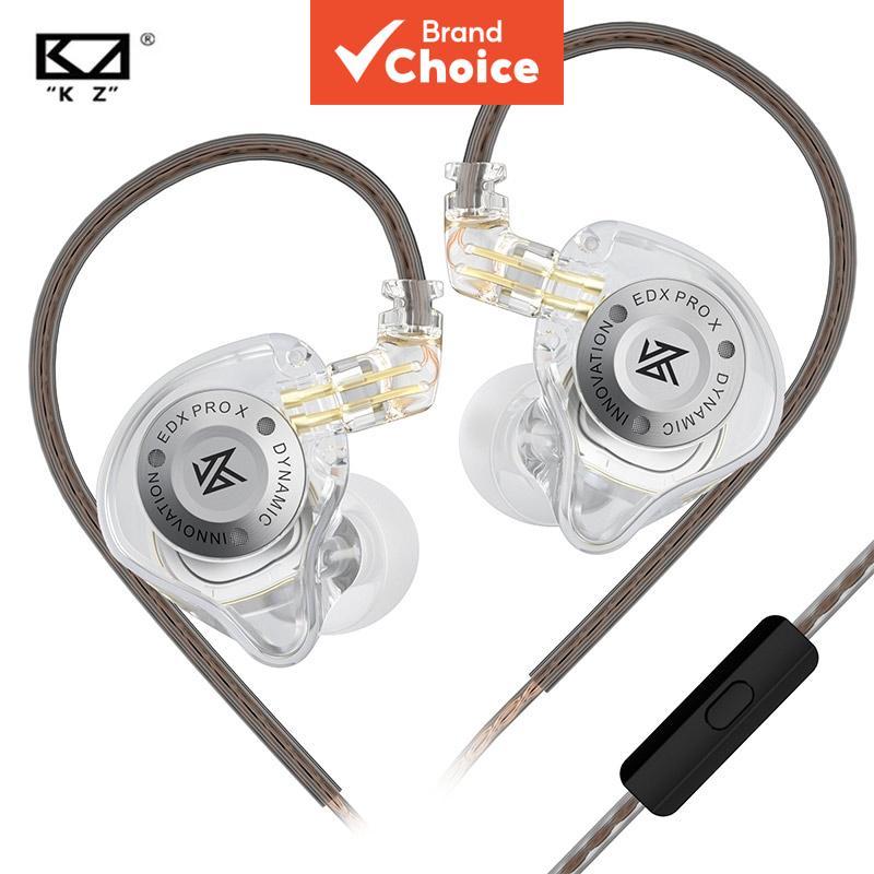หูฟังมีสาย KZ EDX Pro X สเตอริโอ HIFI เบสหนัก สําหรับกีฬา ดนตรี ลดเสียงรบกวน