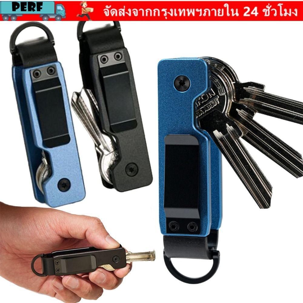 PERF Key Organizer, Compact Minimalist Key Holder, Metal Holds 2-5 Keys Keys Bag Outdoor