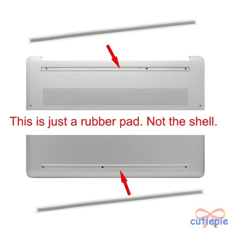 Cutie ด้านล่างยางฟุตแถบสําหรับ 15SFR FQ 15-DY EF TPN-Q222 Q230 สีดํา Pad 2 ชิ้น