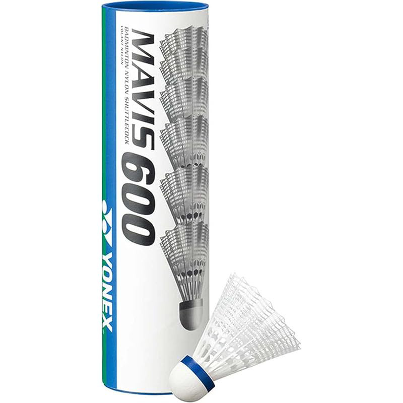 YONEX Mavis 600P Nylon Shuttlecocks (6-Pack)