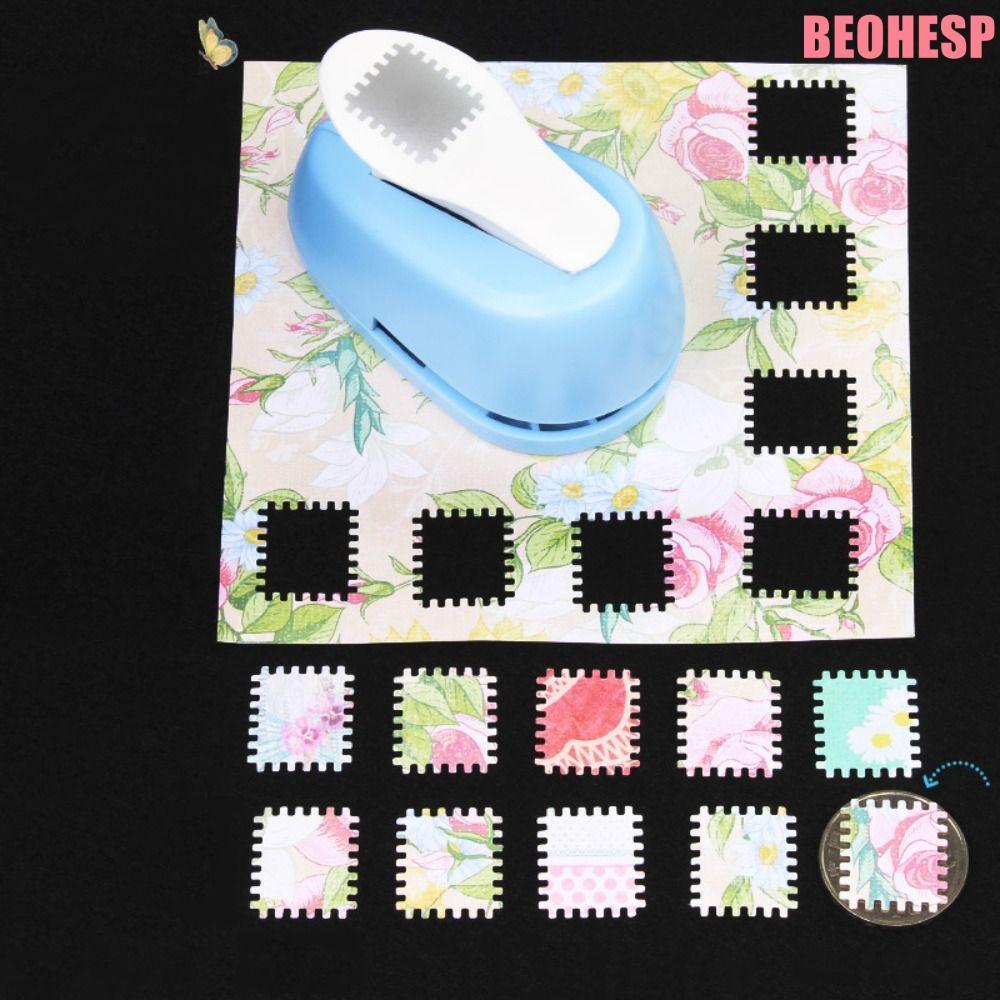 ลายนูนแสตมป์ BEOEHESP|Embosser DIY Crafts Stamp Border Punch, ประณีตประหยัดแรงงาน Handmade Stamp Sha