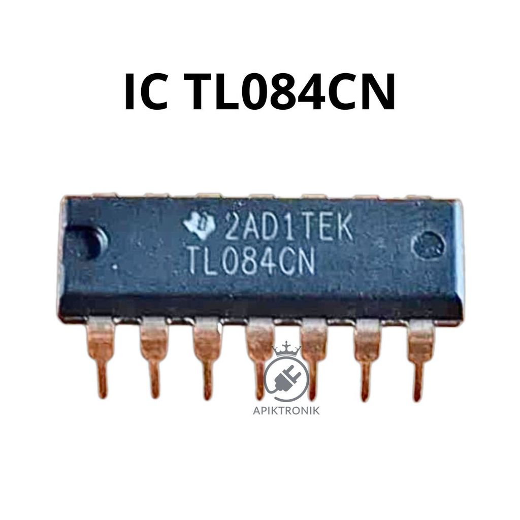 IC TL084CN TL 084 Op Amp Quad JFET ต่ํา Bias DIP 14