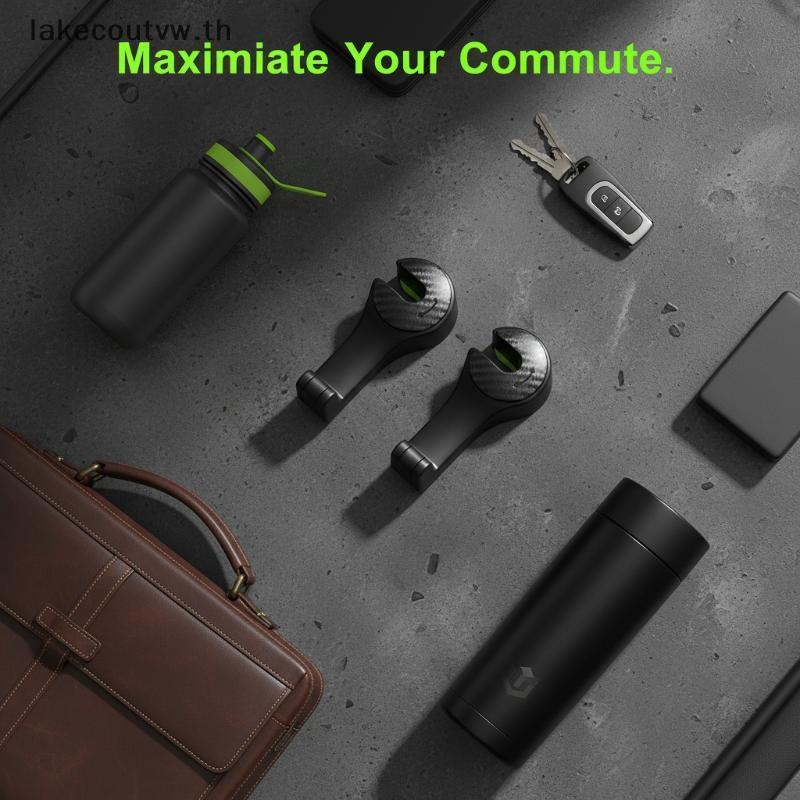 LK 2pcs Universal Auto Seat Headrest Hook Storage Hidden Mount Auto Vehicle Ba Seat Organizer Holder