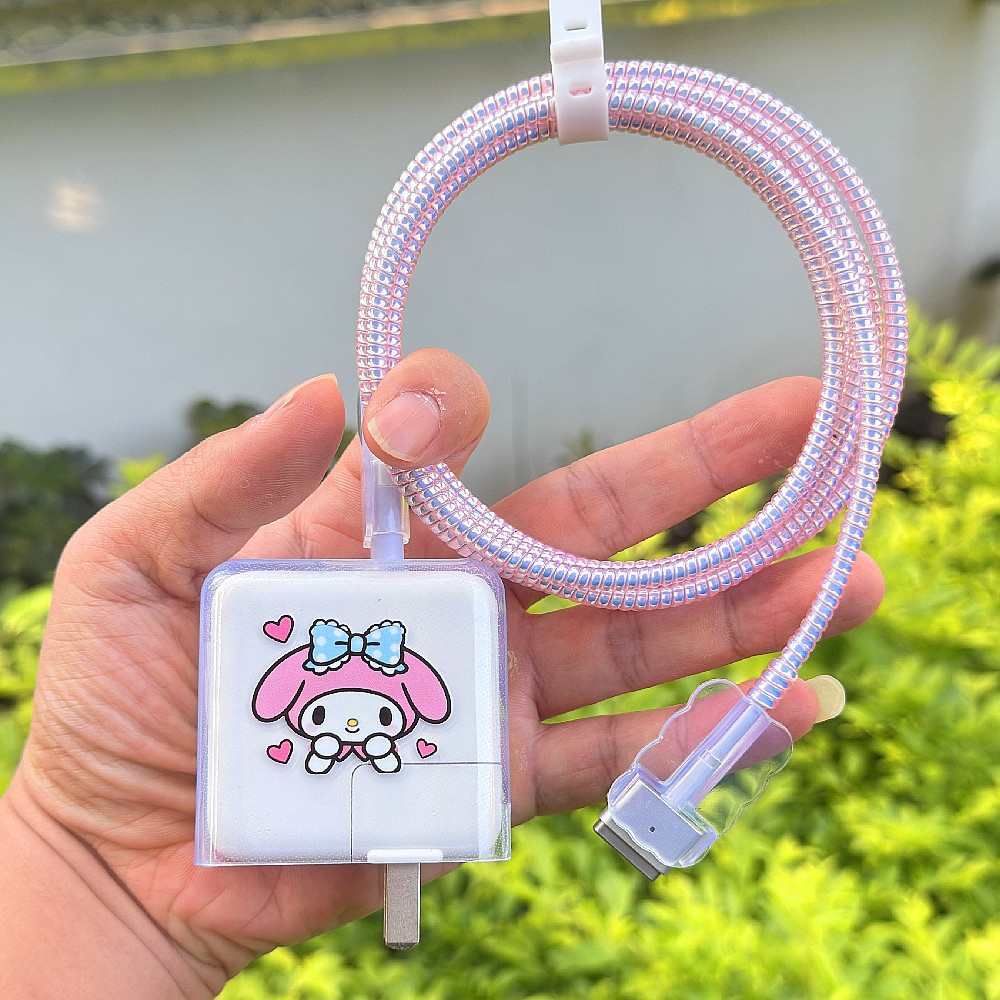 เหมาะสําหรับ Apple macbook air Laptop 30w Charger Protective Case 35w Data Cable Winding Rope