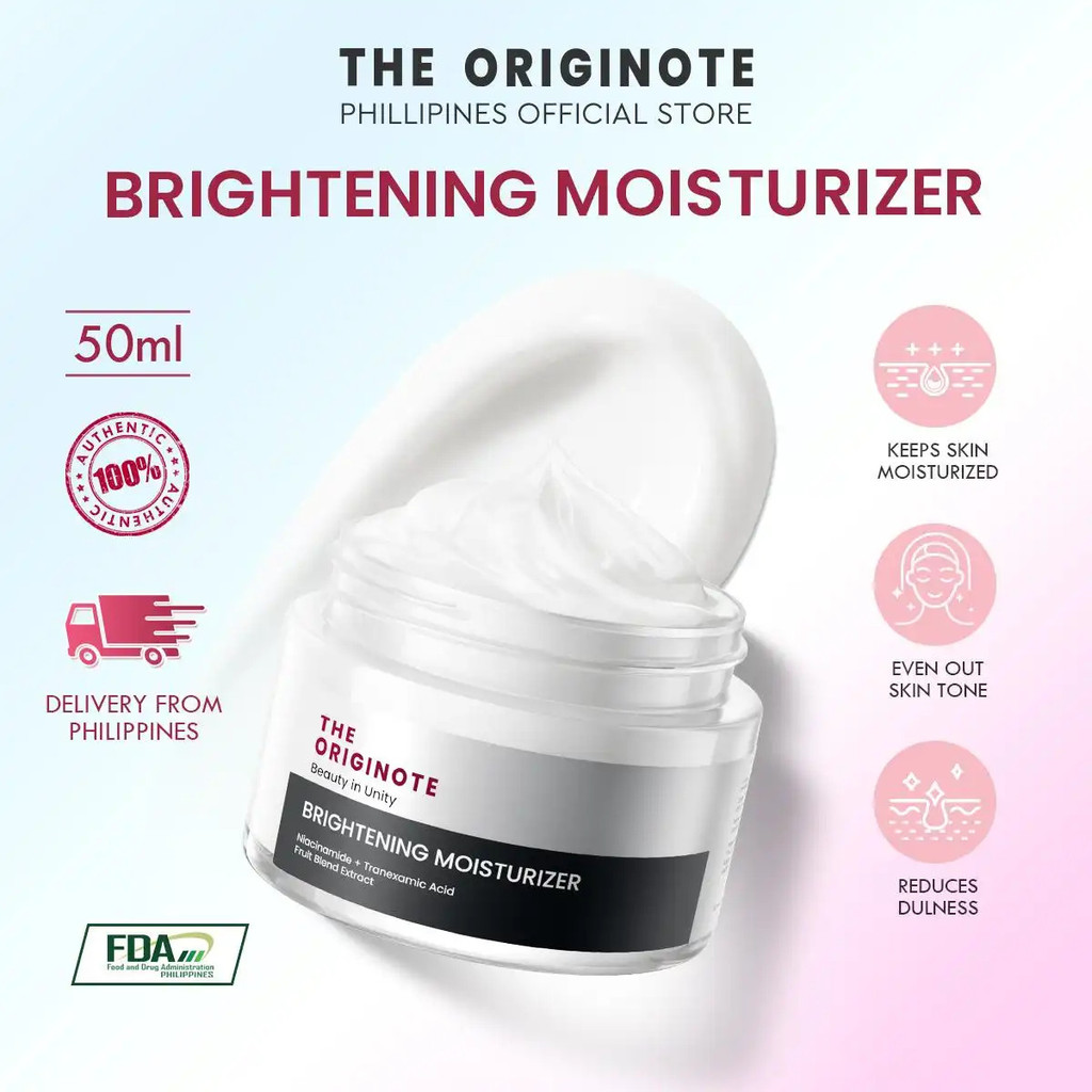 [ขายดี] The Originote Brightening Moisturizer - Cream Tone Up Moisturizer Dark Remover Cream ครีมฟื้