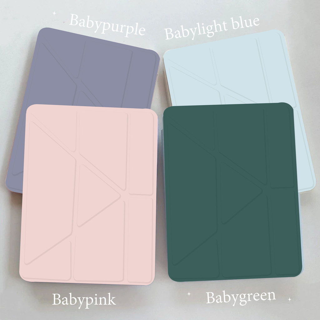 เคสฝาพับสีพาสเทว SAMSUNG TAB A11plus S9 S9Fe S10 S10Fe S10lite A11 A9 A8 S6lite A7lite S7 S8 S7+ S8+ S7Fe S9Fe+ S9+ S10+