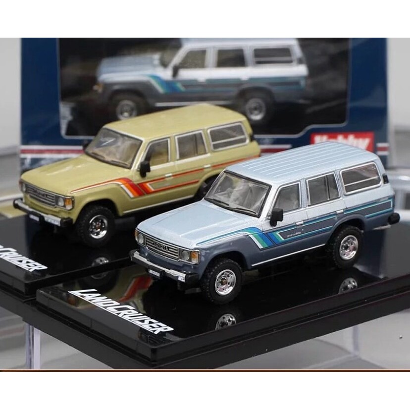 Hobby Japan 1: 64 รถออฟโรด J60 SUV Land Cruiser LC60 Marine Cruiser เหมาะสําหรับ Toyota Garland รุ่น
