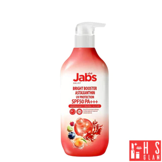 Jabs Bright Booster UV Protection Body Lotion ครีมกันแดด แจ๊บส์ SPF50 PA+++ 5 สูตร 450ml