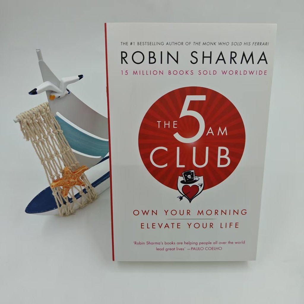 Ready Stock Quick Shipment ขายดี ROBINSHARMATHE5AMCLUB Five Oclock Club Control Your Morning Life031