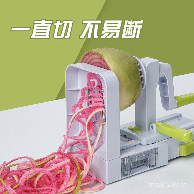 เครื่องทําก๋วยเตี๋ยวหม้อไฟพระเจ้าเครื่องแครอทมันฝรั่งฝอยตาข่ายบดยาวสีแดงโลกพันน้ําตกขูดมันฝรั่ง TFZ4