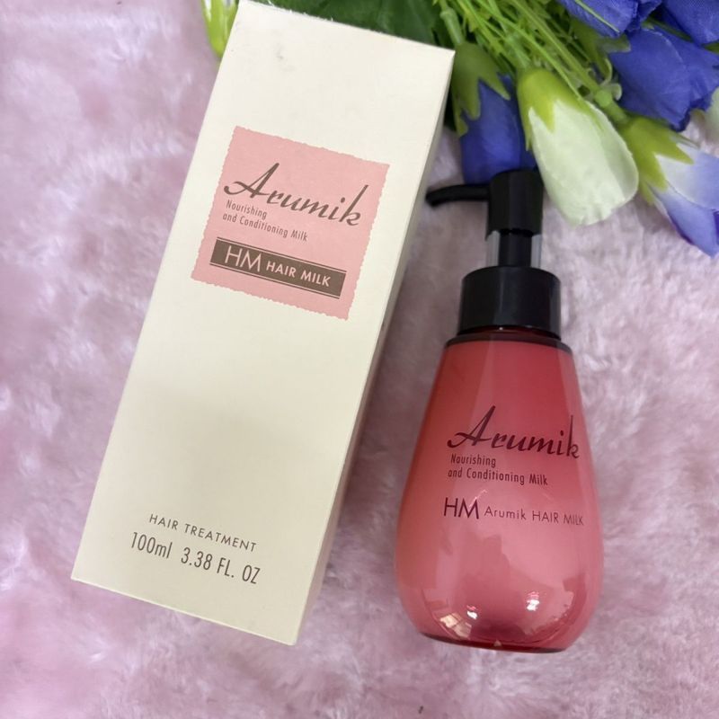ญี่ปุ่น Arumik Leave-In Hair Care Essential Oil Hair Tail Lotion 100ml ผมแห้งหยาบ Salon ใช้ 3.12