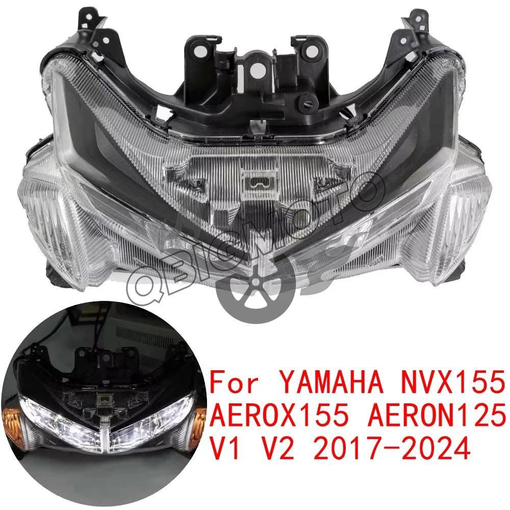 NVX155 2024 รถจักรยานยนต์ LED HeadLight Assembly ไฟหน้าสําหรับ YAMAHA NVX-155 AEROX155 AERON125 V1 V