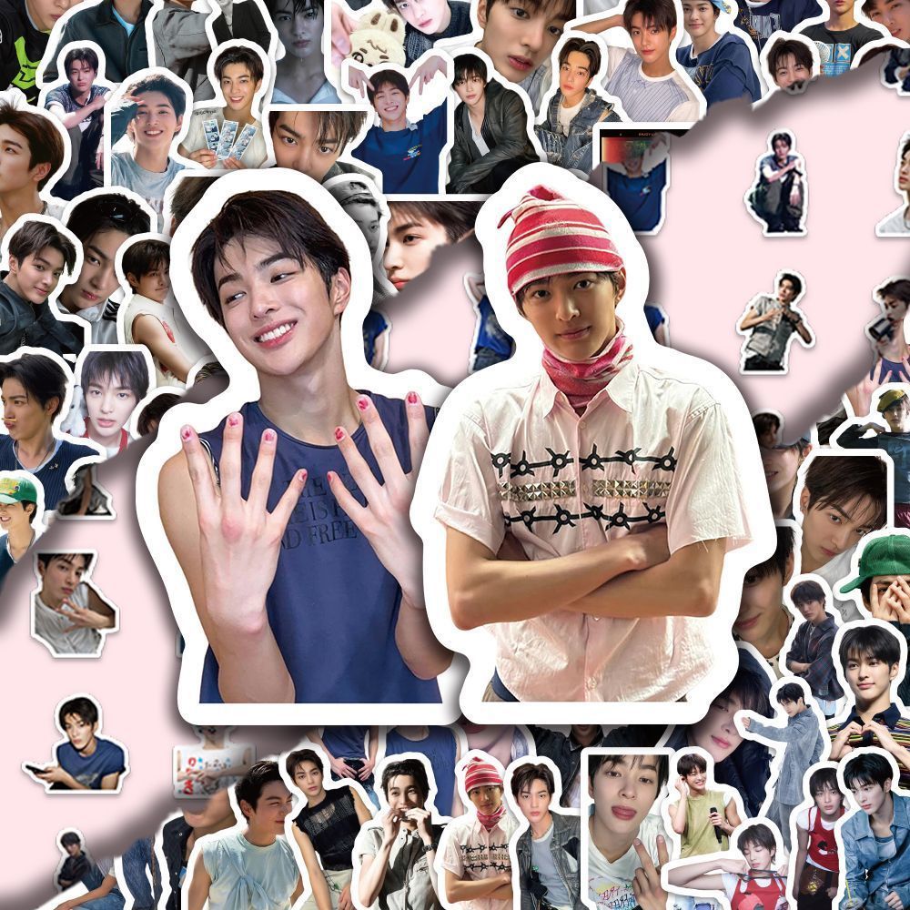 100 แผ่น cortisol Angan Ho สติ๊กเกอร์หล่อ HD diy คู่มือสติ๊กเกอร์