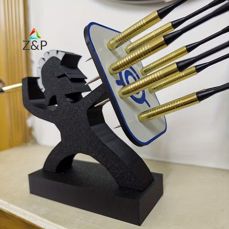 [Z&Pt] ที่วางโผ Spartan Warrior 8-Slot - Heavy-Duty Dart Board Organizer Home Bar & Greek-Themed Gam