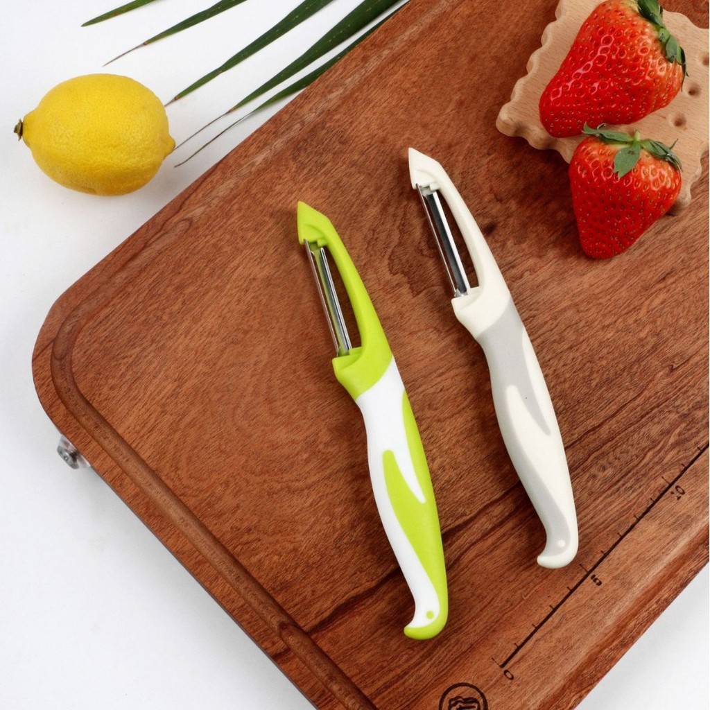 ด้ามพลาสติกยางสองสี กบแตงโม In-Line อุปกรณ์ครัว E90F