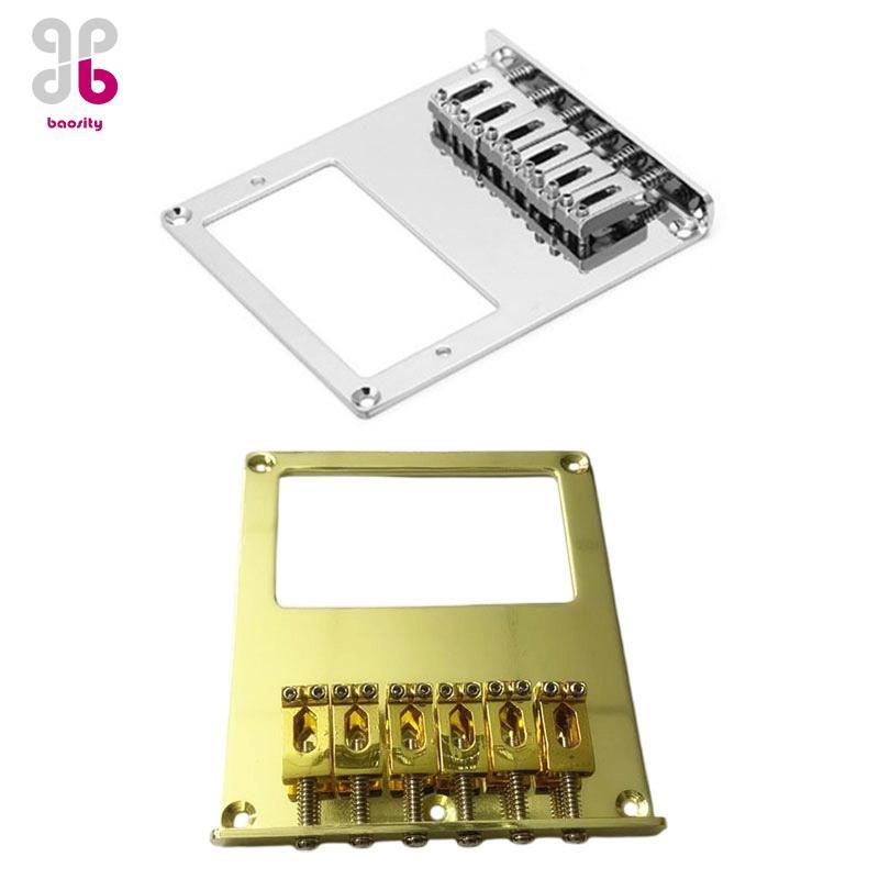 [Baosity] Bass Guitar Bridge 6 String Electric Guitar Bridge Electric Guitar Bridge Plate Bass Guita