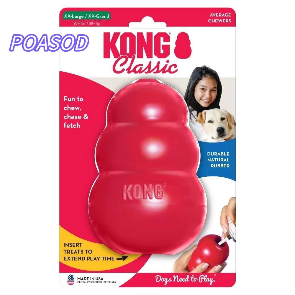 MAYSHOW Kong Puppy Toys, Treat-Filled Capbilities Classic Kong ของเล่นสุนัข, 2024 หลายขนาดยาง Stuffa