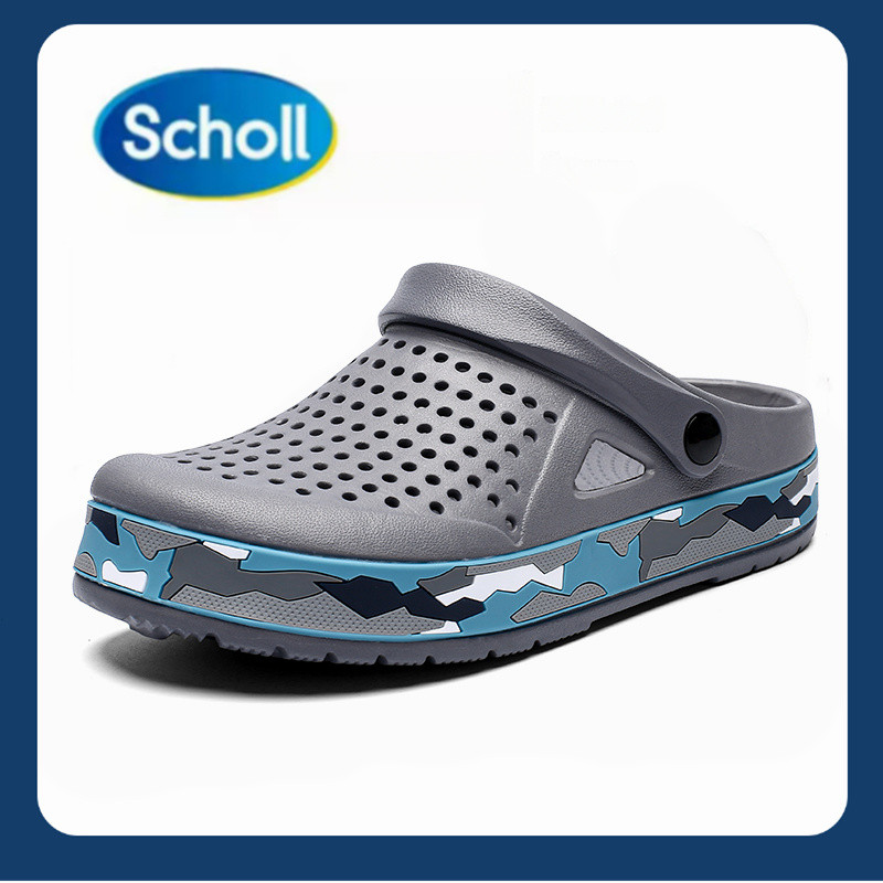 รองเท้าผู้ชาย Scholl รองเท้า Scholl ผู้ชาย Scholl sandal บุรุษสุภาพสตรีรองเท้า รองเท้าส้นแบน รองเท้า