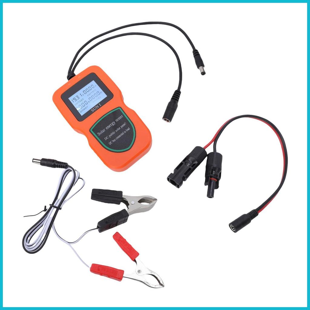 Solar Meter 500w Professional Real-Time Monitoring Solar Panel Tester Power Monitor สําหรับกลางแจ้ง 