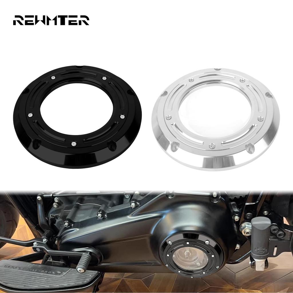 รถจักรยานยนต์ CNC เครื่องยนต์สีดํา Derby ฝาครอบ Fit สําหรับ Harley Touring Road King 99-15 Softail 9