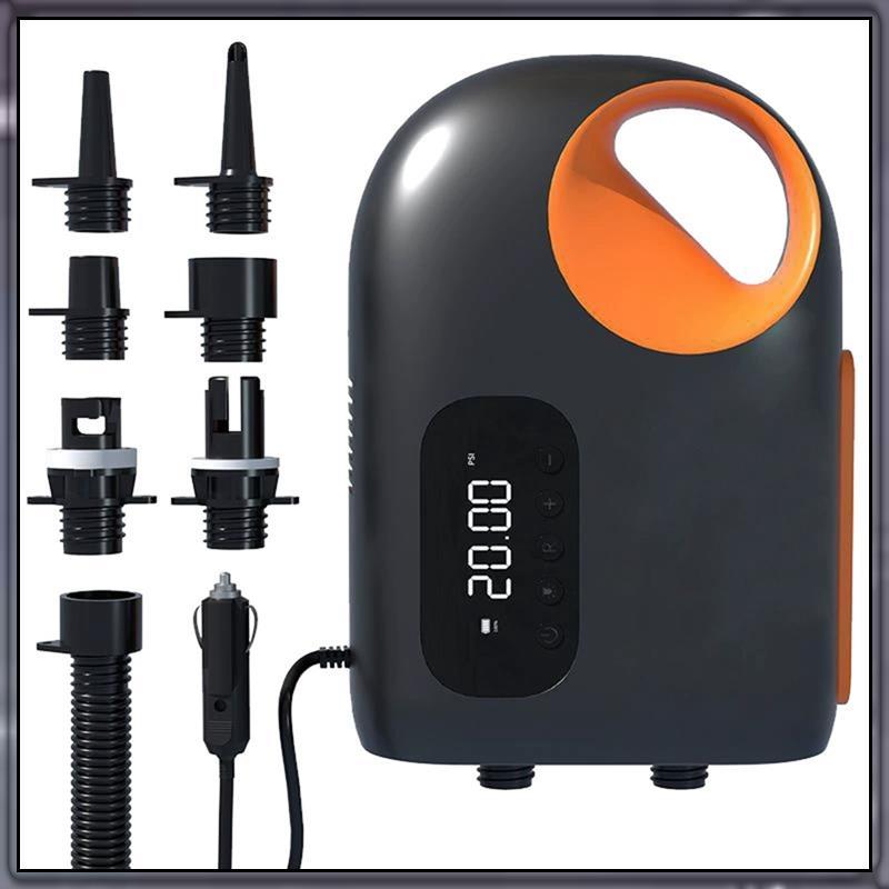 [AZTK] ปั๊มลมไฟฟ้าแบบเป่าลม 20PSI เครื่องอัดอากาศความเร็วสูงสําหรับท่องกลางแจ้ง Paddle Board Airbed 