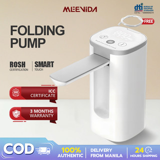 MEEVIDA Smart Touchscreen Automatic Water Dispenser Portable Foldable Rechargeable Water Pump
