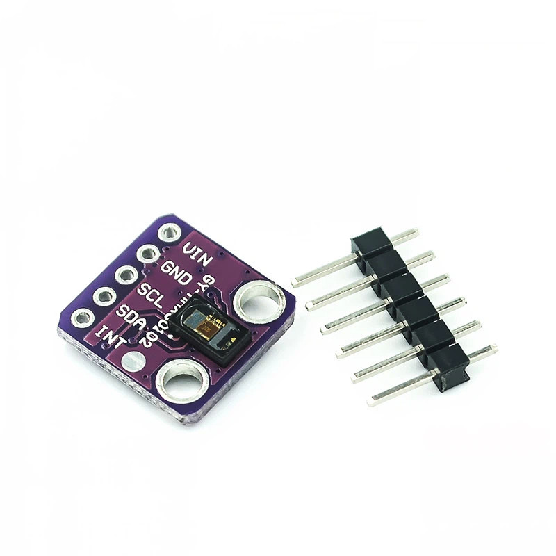 MAX30102 Heart Rate ออกซิเจนในเลือดเซ็นเซอร์สีม่วงโมดูล DIY เข้ากันได้กับ Arduino
