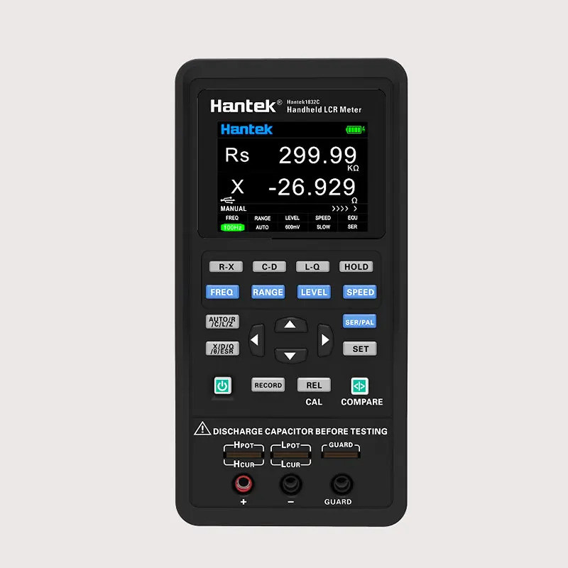 Hantek Digital LCR Meter hantek1832C /1833C มือถือแบบพกพา Induction Capacitance และความต้านทานเครื่อ