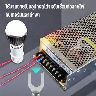 A&D หางปลาแฉก หุ้มเต็ม (10ชิ้น)หางปลาแบบเสียบตัวเมีย หางปลาต่อสายไฟ ปลาเสียบแอร์ตัวเมีย SV1.25-3,1.25-4,2-3，2-4,3.5-5，5.5-5
