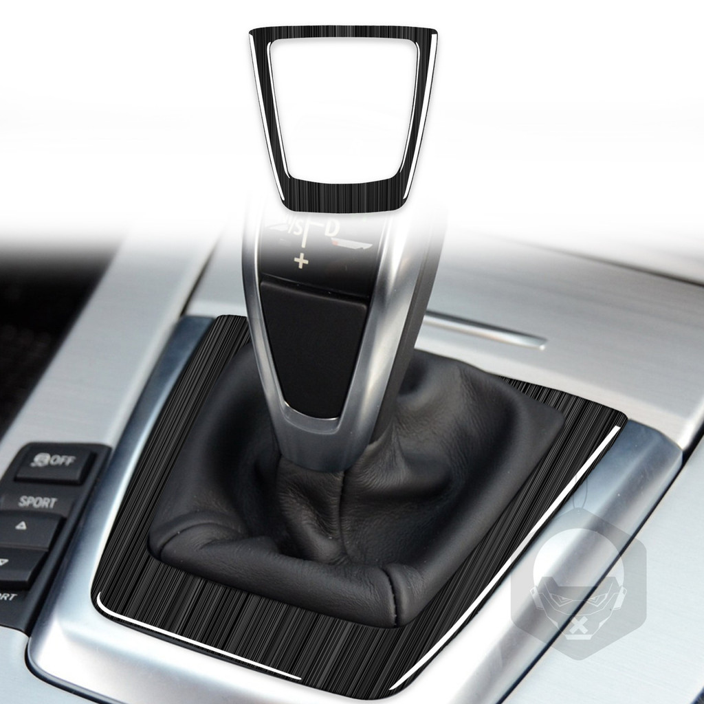 เหมาะสําหรับ BMW/Z4E89 09-15 แผงเกียร์สีดําแปรงรูปแบบอุปกรณ์ตกแต่งภายในรถยนต์โรงงานพร้อมสต็อก