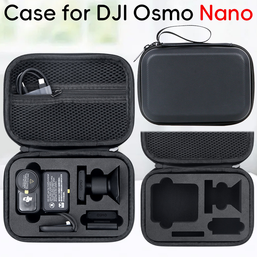 สําหรับ DJI Osmo NANO กระเป๋าเก็บกล้องกีฬาแบบพกพามินิมาตรฐานชุดกระเป๋าถือ Nano กล่องเก็บมือถืออุปกรณ์เสริม