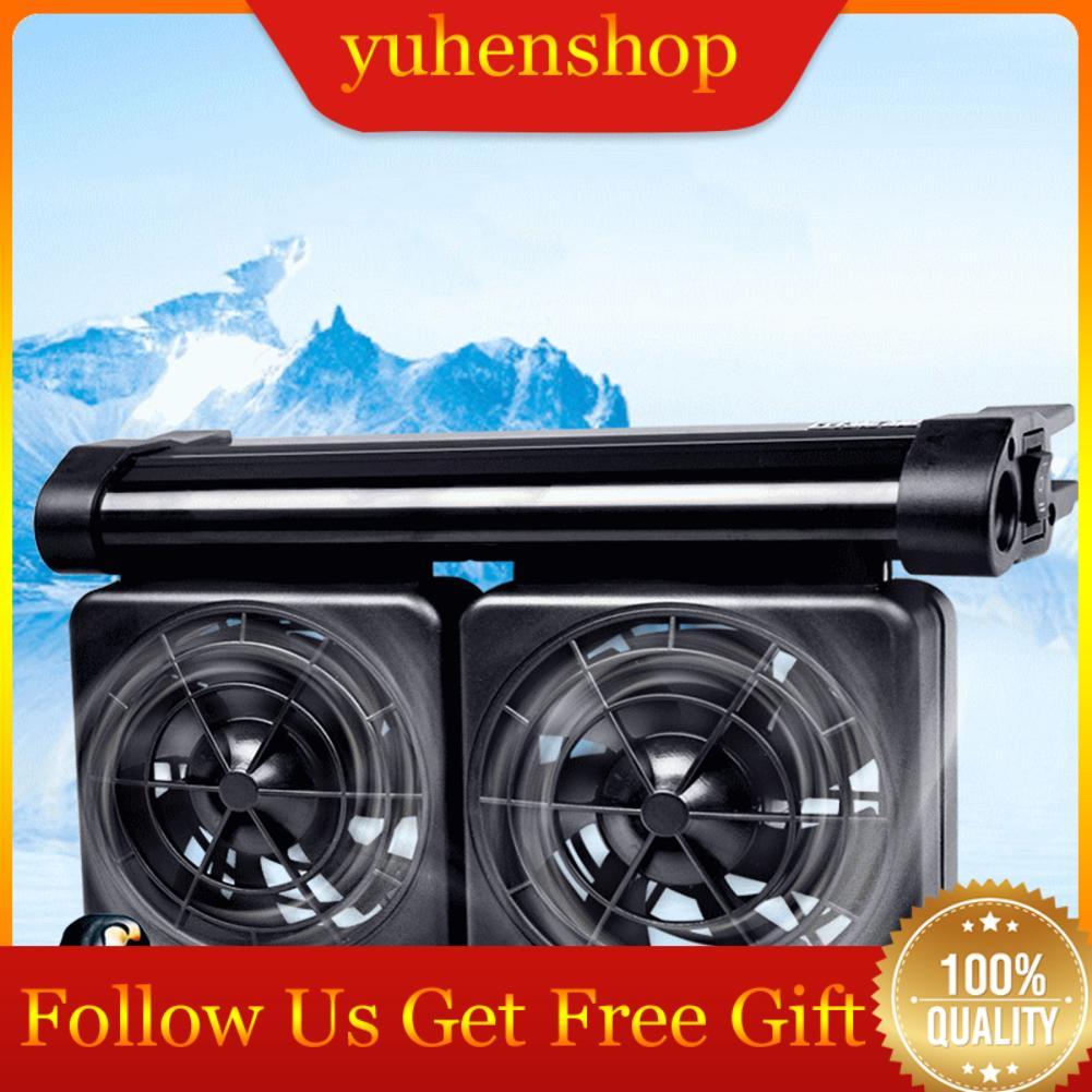 Yuhenshop Cryfokt 5 หัว Aquarium Chiller พัดลมปลา Mini Cooling ระบบปรับความเร็วลมมุมสำหรับเกลือน้ำจื