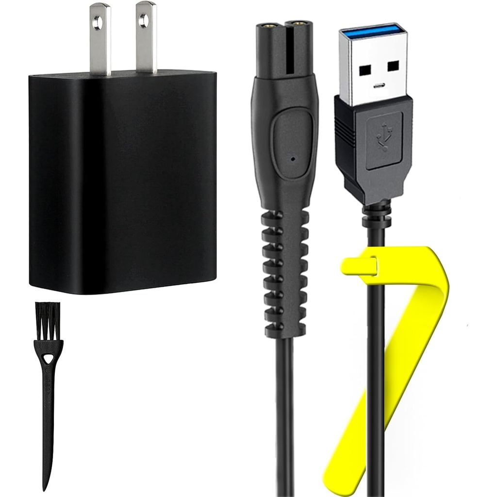 5V Charger ใช้งานร่วมกับ Philips norelco one Blade 360 QP2724 QP2834 QP1324, ใช้งานร่วมกับ Phillips 