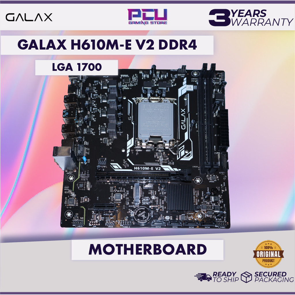 GALAX H610M-E V2 DDR4 MATX LGA1700 เมนบอร์ด
