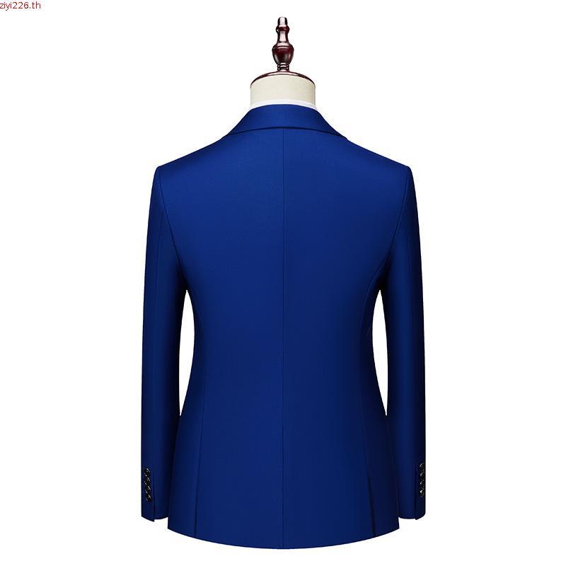 Cozy Up Men Double Breasted Suit Jacket for Men Business Blazer for Wedding (ไม่รวมกางเกง)